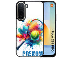 Coque pour POCO C81 PRO personnalisée tennis raquette