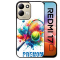 Coque pour Redmi 17 et 17C 4G 5G personnalisée tennis raquette