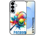 Coque pour Galaxy A08 A18 A28 A38 A58 personnalisée tennis raquette