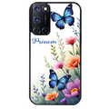 Coque noire taperso pour OPPO A72 4G avec motif papillon prenom personnalisee protection antichoc personnalisée