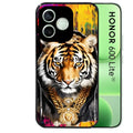 Coque noire pour Honor 600 LITE avec motif tigre style hip hop protection antichoc personnalisée