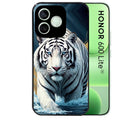 Coque noire pour Honor 600 LITE avec motif tigre polaire protection antichoc personnalisée