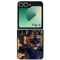 Coque pour Z FLIP 6 7 8 tigre et fleur