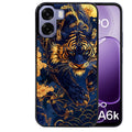 Coque pour Oppo A6 A6 A6K tigre et fleur
