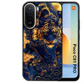 Coque pour POCO C81 PRO tigre et fleur