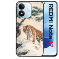 Coque pour Redmi Note 17 et PRO 4G 5G Max tigre bonzai