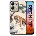 Coque pour Redmi 17 et 17C 4G 5G tigre bonzai