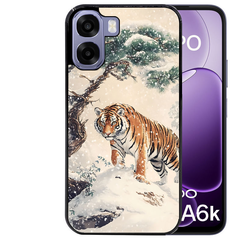 Coque pour Oppo A6 A6 A6K tigre bonzai