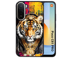 Coque pour POCO C81 PRO tigre style hip hop