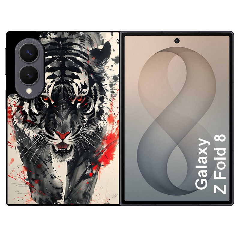 Coque pour Z FOLD 8 tigre japan