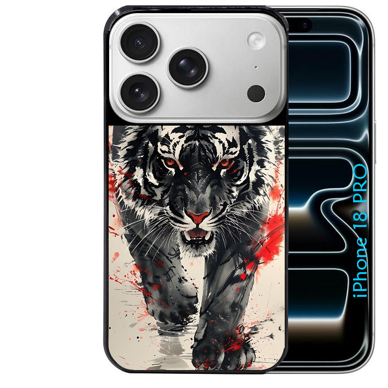Coque pour Iphone 18 / PRO / PRO MAX / 18E tigre japan