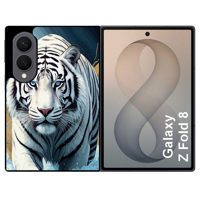 Coque pour Z FOLD 8 tigre polaire