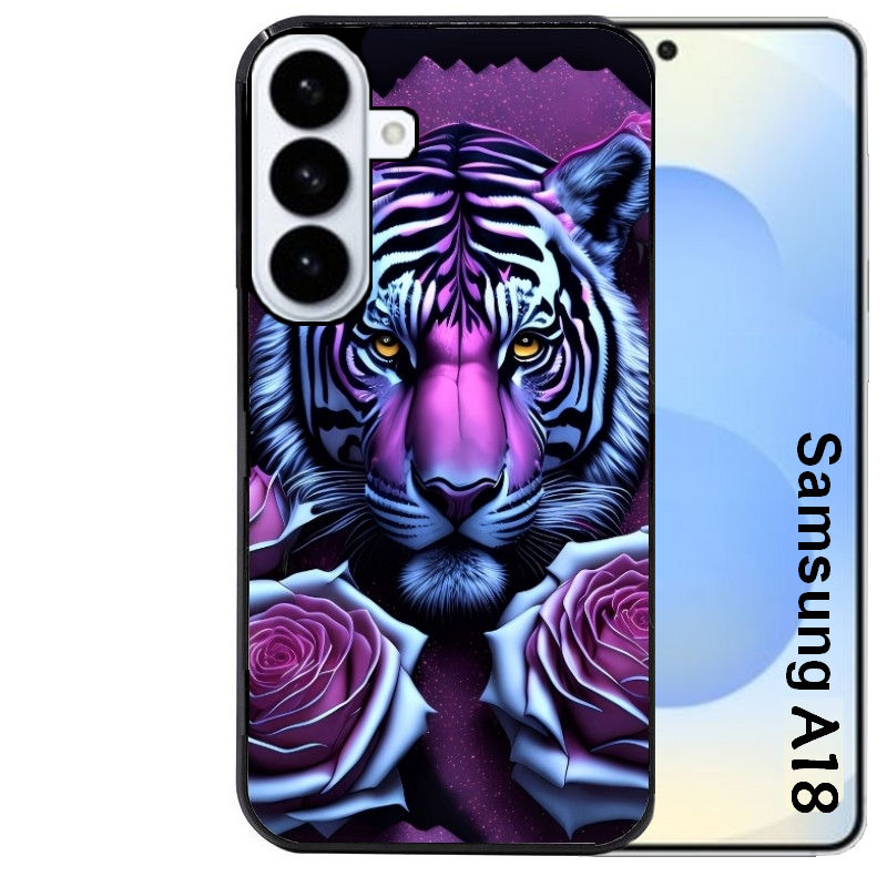 Coque pour Galaxy A08 A18 A28 A38 A58 tigre UV