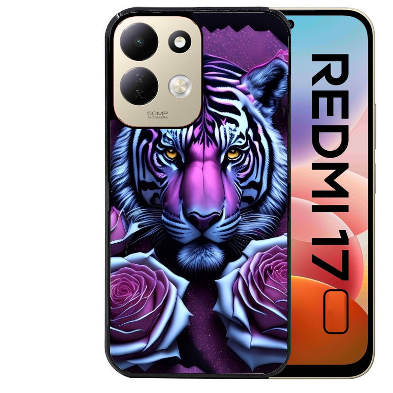 Coque pour Redmi 17 et 17C 4G 5G tigre UV