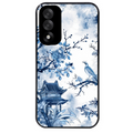 Coque noire taperso pour OnePlus Nord 5 avec motif japan art protection antichoc personnalisée