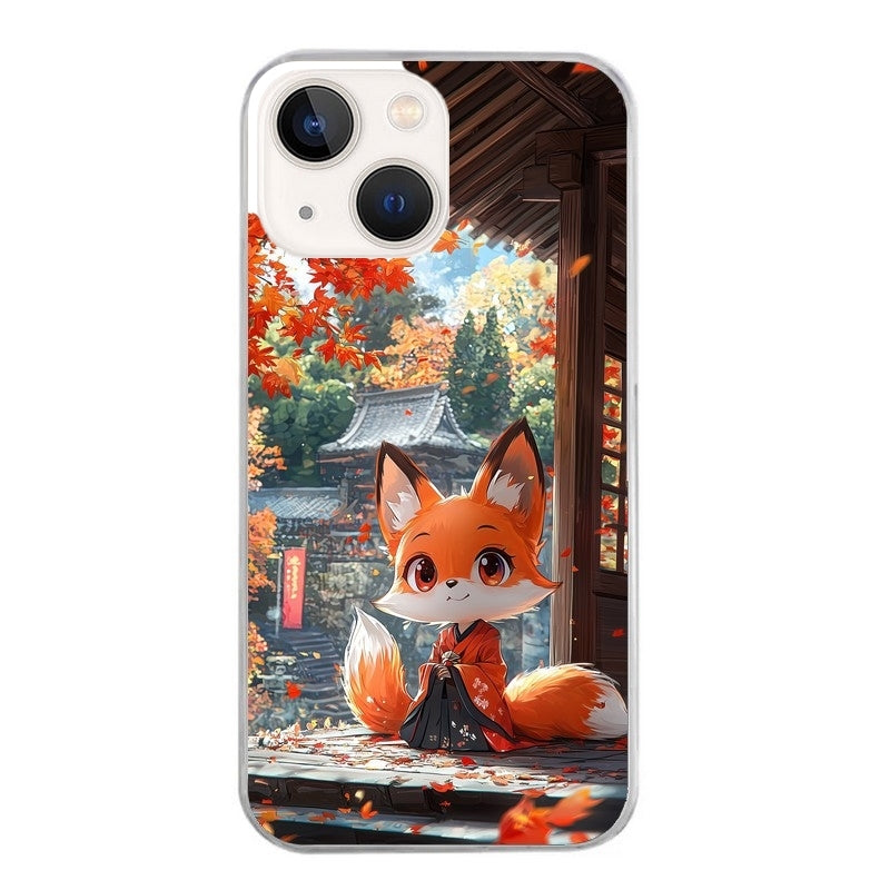 Coque taperso pour Iphone 11 et PRO PRO MAX avec motif renard et fox anime protection antichoc personnalisée