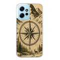 Coque taperso pour POCO X5 5G avec motif voyage et boussole protection antichoc personnalisée