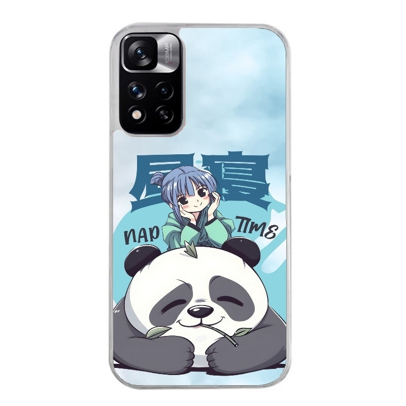 Coque taperso pour Redmi Note 12 4G 5G PRO 4G avec motif panda anime protection antichoc personnalisée