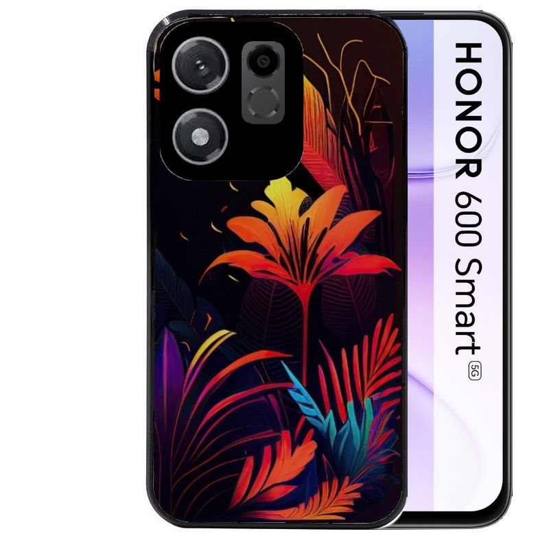 Coque pour Honor 600 SMART tropical jaune Fleur
