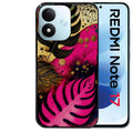 Coque pour Redmi Note 17 et PRO 4G 5G Max tropical rose Fleur