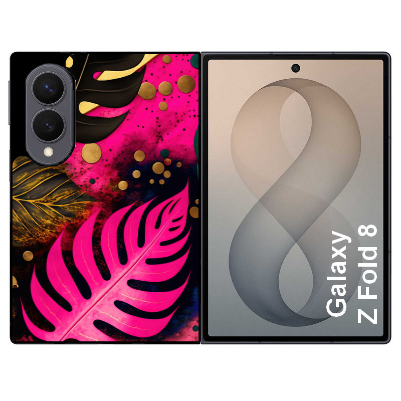 Coque pour Z FOLD 8 tropical rose Fleur