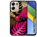 Coque pour POCO C95 PRO tropical rose Fleur