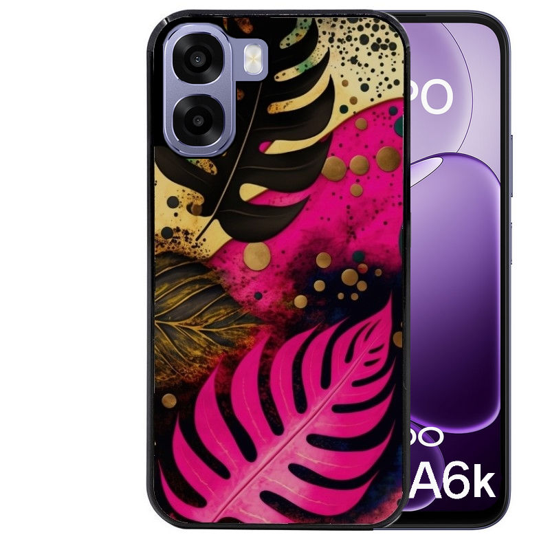 Coque pour Oppo A6 A6 A6K tropical rose Fleur