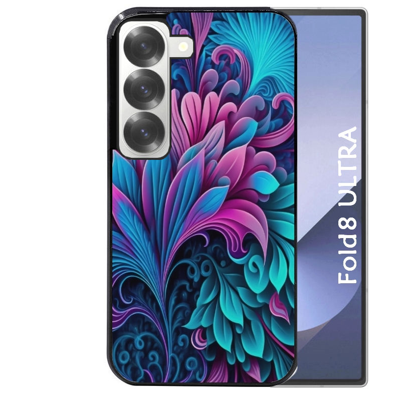 Coque pour Z Fold 8 / ULTRA tropical violet Fleur
