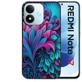 Coque pour Redmi Note 17 et PRO 4G 5G Max tropical violet Fleur