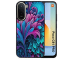 Coque pour POCO C81 PRO tropical violet Fleur