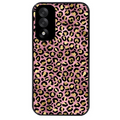 Coque noire taperso pour OnePlus Nord 5 avec motif leopard rose protection antichoc personnalisée