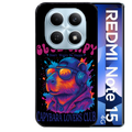Coque noire taperso pour Redmi Note 15 et PRO PLUS 4G 5G avec motif capybara club protection antichoc personnalisée