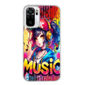 Coque taperso pour Redmi Note 10 4G 5G PRO 10S avec motif anime manga et music protection antichoc personnalisée