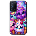 Coque noire taperso pour OPPO Reno 8 LITE avec motif anime ice cream kawaii protection antichoc personnalisée