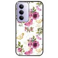 Coque noire taperso pour Redmi 15 4G et 5G avec motif fleur et papillon protection antichoc personnalisée