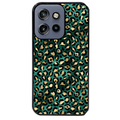 Coque noire taperso pour Moto Edge 60 et Neo Fusion Pro avec motif leopard vert protection antichoc personnalisée