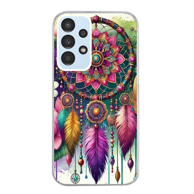 Coque taperso pour Galaxy A13 4G et 5G A23 A53 avec motif dreamcatcher et mandala protection antichoc personnalisée