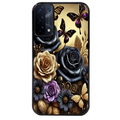Coque noire taperso pour OPPO A54 et A74 5G avec motif papillon gothic protection antichoc personnalisée