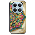 Coque noire taperso pour POCO M8 5G et PRO 5G avec motif mandala 3 protection antichoc personnalisée