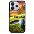 Coque noire taperso pour Redmi Note 14 et PRO PLUS 4G 5G avec motif golf personnalisee protection antichoc personnalisée