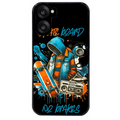 Coque noire taperso pour OnePlus Nord CE5 avec motif skate board protection antichoc personnalisée
