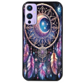 Coque noire taperso pour OnePlus 9 et 9 PRO avec motif dreamcatcher et lune protection antichoc personnalisée