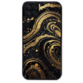Coque noire taperso pour galaxy A22 A32 A52 A52S 4G 5G  avec motif marbre noir protection antichoc personnalisée