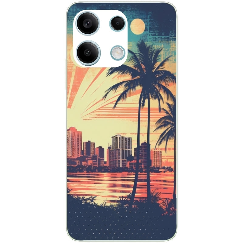 Coque taperso pour POCO X6 5G avec motif hawaii retro protection antichoc personnalisée