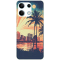 Coque taperso pour POCO M6 PRO 4G avec motif hawaii retro protection antichoc personnalisée