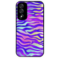 Coque noire taperso pour OnePlus Nord 5 avec motif zebre color protection antichoc personnalisée