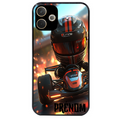 Coque noire taperso pour OPPO A5 PRO 4G et 5G avec motif karting f1 personnalisee protection antichoc personnalisée