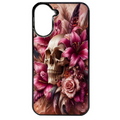 Coque noire taperso pour Redmi A5 4G avec motif tete de mort skull plume protection antichoc personnalisée