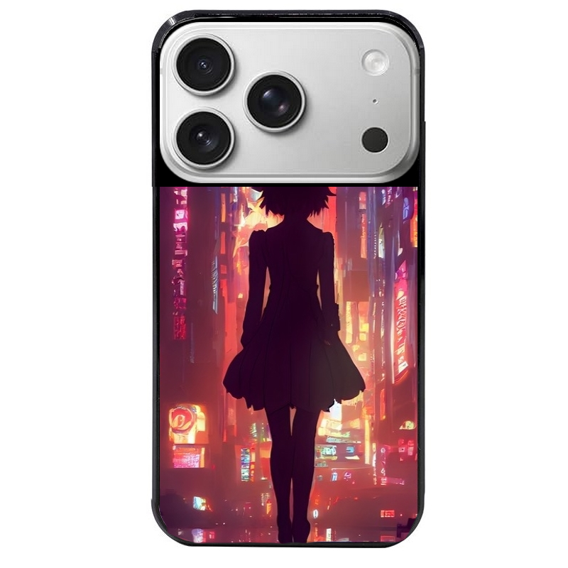 Coque noire taperso pour Iphone 17 17E AIR MAX PRO avec motif new york anime protection antichoc personnalisée