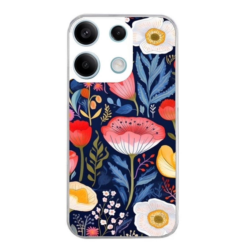 Coque taperso pour POCO M6 PRO 4G avec motif fleur coquelicot protection antichoc personnalisée